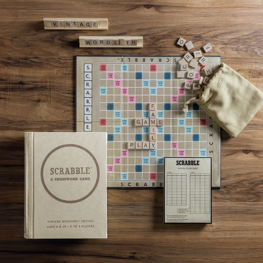 WGC Vintage Bookshelf Edition - Scrabble