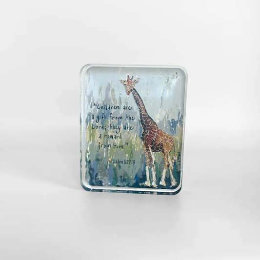 LDN Psalm 127:3 Acrylic Scripture Block - 3.5"