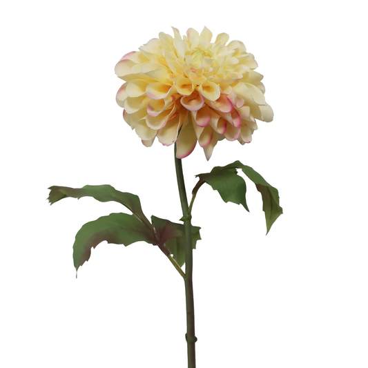 WWF Dahlia Water Color - Yellow - 19.5"