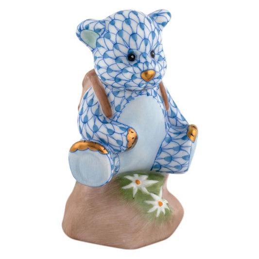 HND Figurine - Hiking Bear - Blue