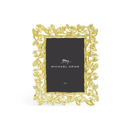 Butterfly Ginkgo - Gold - Sculpted Frame - 4x6