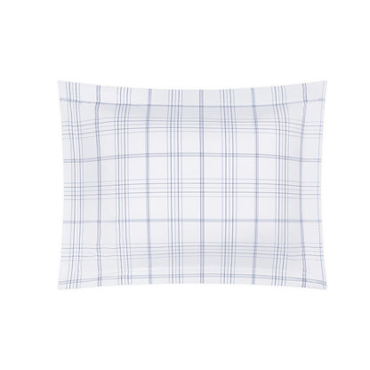 August Plaid - Sham - Navy - Standard 21x27