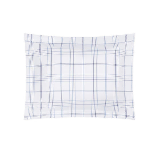 August Plaid - Sham - Navy - Standard 21x27