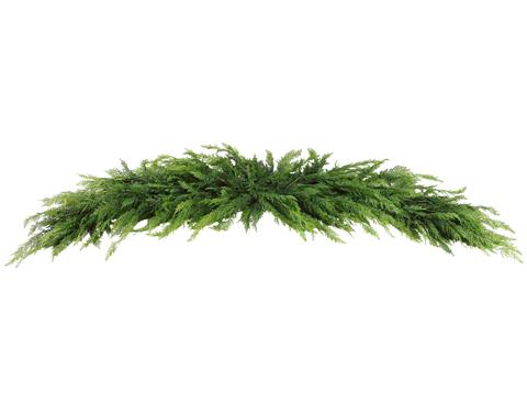 ASF Cedar Mantel Swag Garland Green 8'