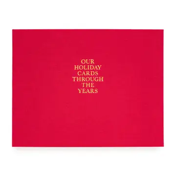SGP Red Holiday Card Book