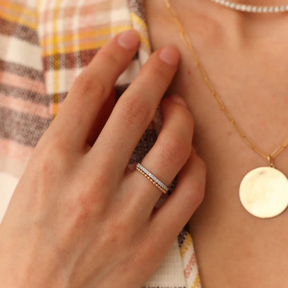 DRD R - Poppy Rae Diamond Rebble Ring, .41tcw, 14KYG/WG, SZ7