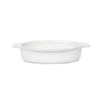 Puro - Whitewash - Medium Oval Baker 12"