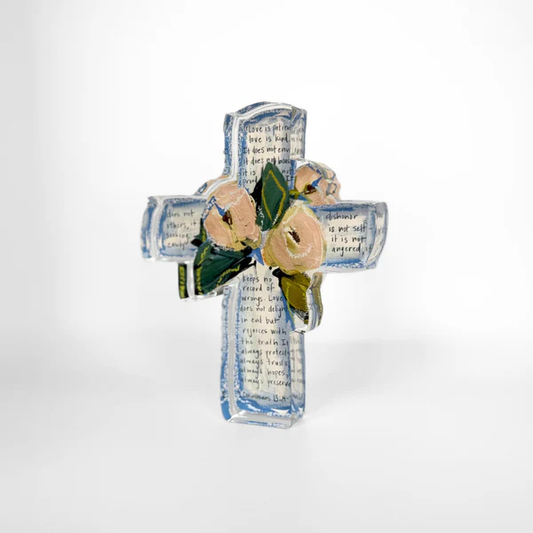 LDN Acrylic Marriage Cross - 5"