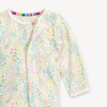 Hoppy Garden - Modal Footie with Ruffle -