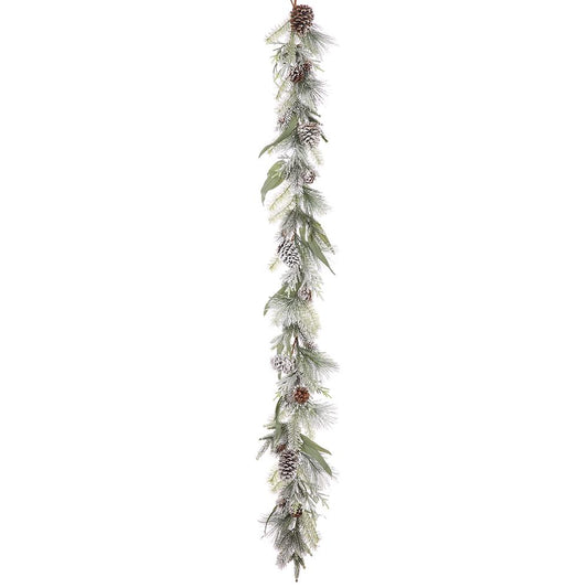 ASF 74" SN.Cone/Eucaly/Pine Garland
