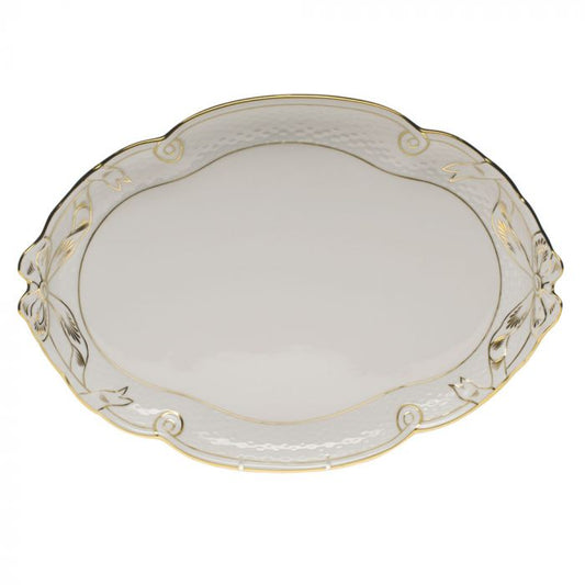 Golden Edge - Ribbon Tray 15.75"