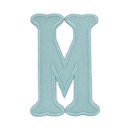 Letter Appliques - Lake Blue Canvas