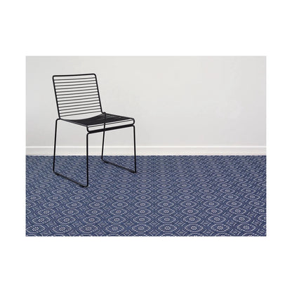 Overshot Woven Floor Rug - Small 23x36 - Denim