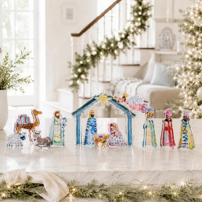 The Collected Nativity Set - Complete Scene - Large