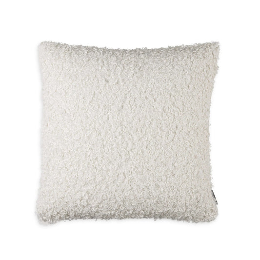 Curley - Large Square Pillow - Marshmallow Faux Fur 24x24