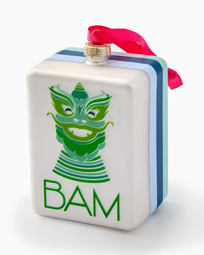 OMM Mint Dragon Mahjong Ornament