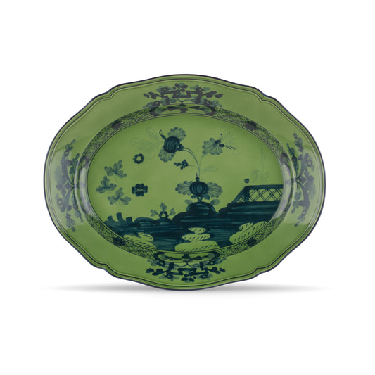 Oriente Italiano - Malachite - Large Oval Platter 15"