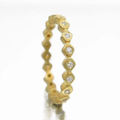 Harlequin Diamond Stack Ring