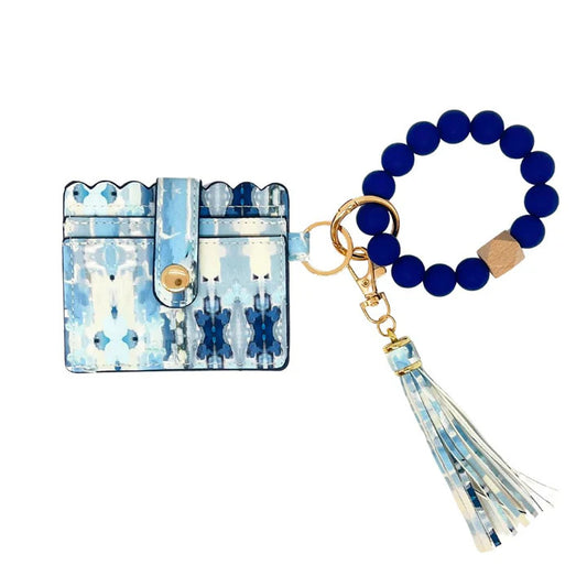 LPK Ocean Breeze Keychain Wristlet Wallet