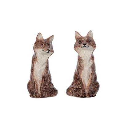 Clever Creatures - Louis & Marie Fox Salt & Pepper Shakers