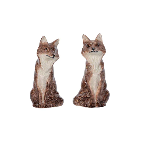 Clever Creatures - Louis & Marie Fox Salt & Pepper Shakers