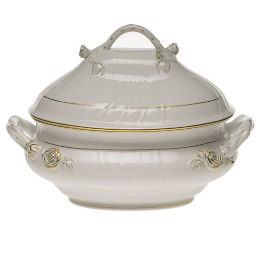 Golden Edge - Tureen with Branch 4qt