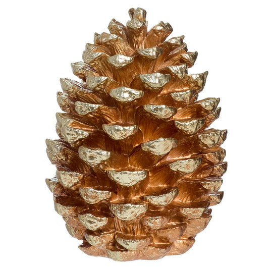 ASF 11.5" Pine Cone Table Top Gold