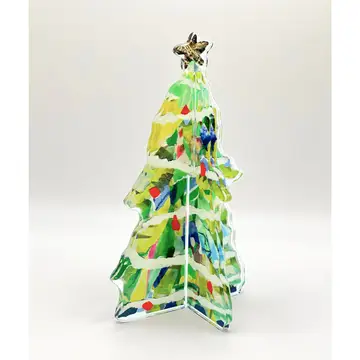 LDN 3-D Adorned Christmas Tree Collection - Bright Green