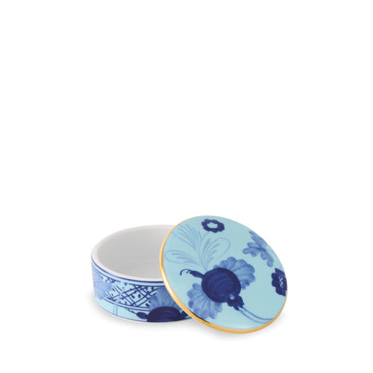 Tesori Collection - Iris - Small Round Trinket Box 3.2"