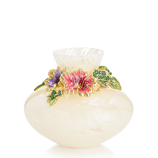 JSW Holland Leaf & Flower Vase - Provence - 5"
