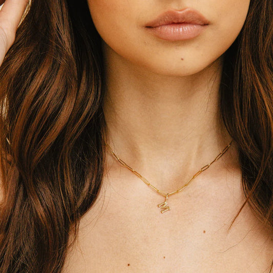 14kt Yellow Gold Initial Charm