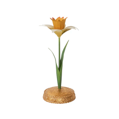 Meadow Walk - Daffodil - Candlestick 9"