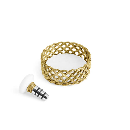 MAR Love Knot Wine Coaster & Stopper Set (123664)