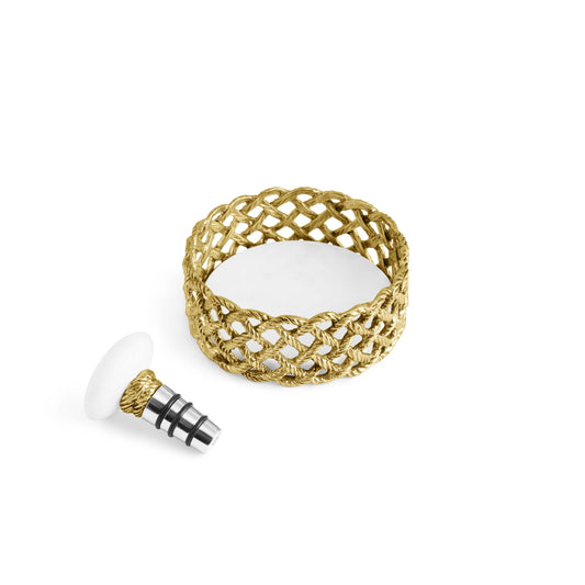 MAR Love Knot Wine Coaster & Stopper Set (123664)