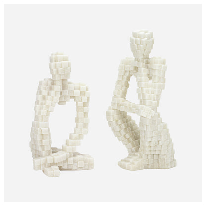 KVD Pi Quartz Statuaries - Set/2 - 13"