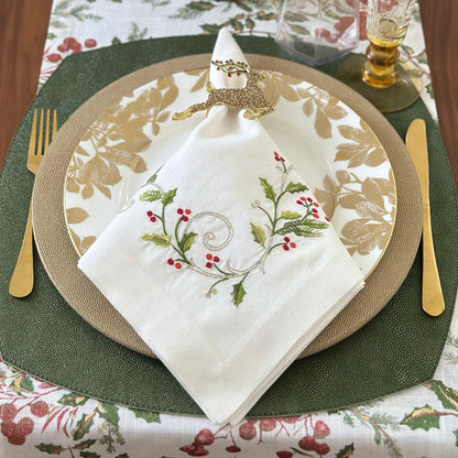 BDL Winterberry Napkin 22"