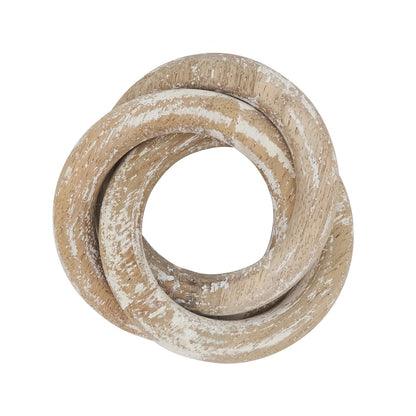 SRO Wooden Interlock Napkin Ring - White