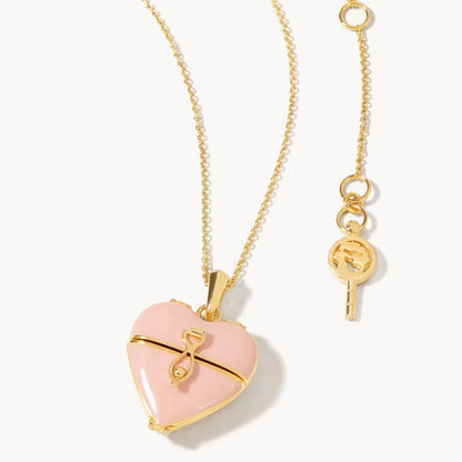 SPT N Classic Open Heart Locket Necklace