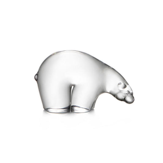 SMP Glass Polar Bear - Small 3.5"