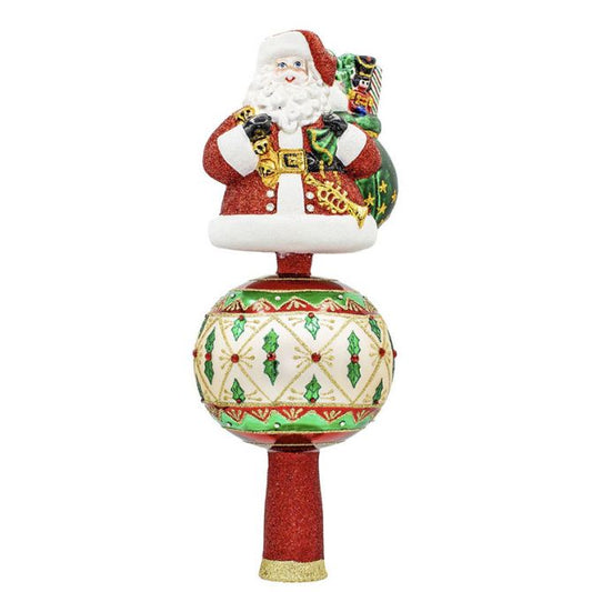 Holly Jolly Santa Tree Topper