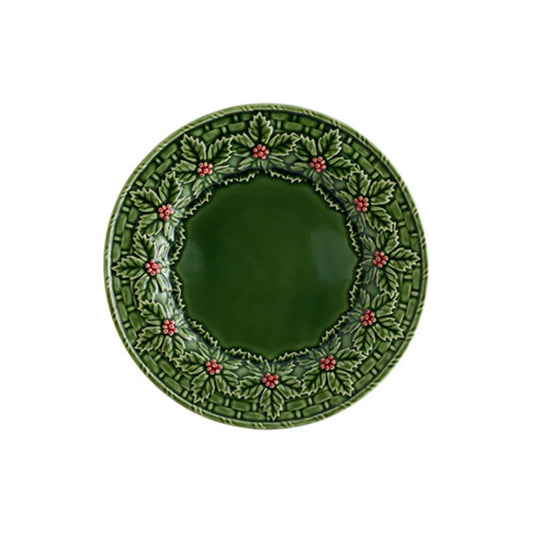 VIA Dinner Plate - Holly 11.5" - Green