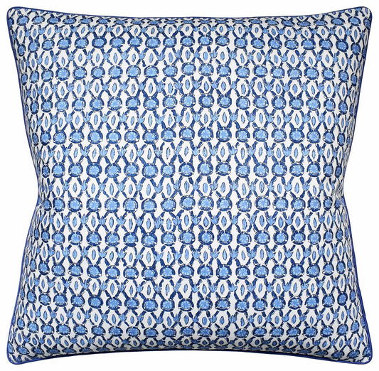 Galon Print Pillow - Blue - 22 X 22