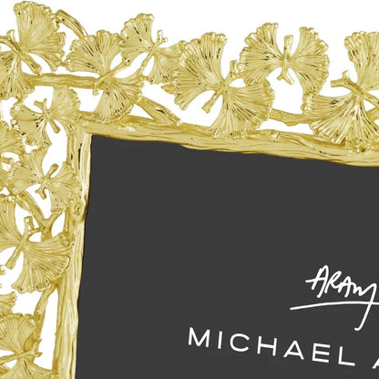 Butterfly Ginkgo - Gold - Sculpted Frame - 4x6