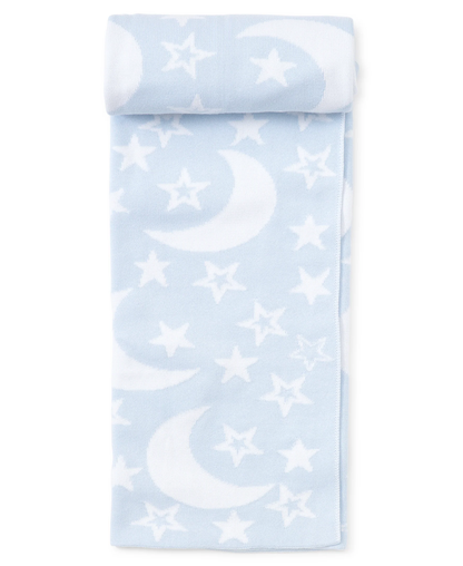 Moon & Star - Blue - Blanket