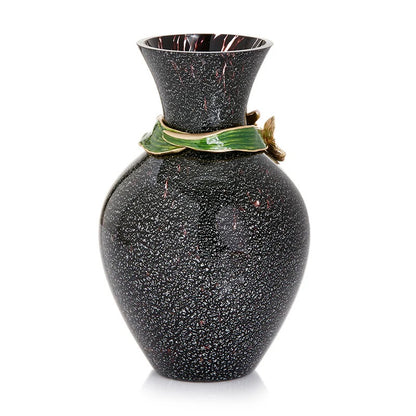 Enameled Lilia Tulip Vase 9.25"