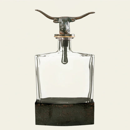 Nueces Decanter with Longhorn Stopper