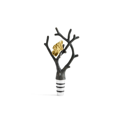 Butterfly Ginkgo - Wine Stopper
