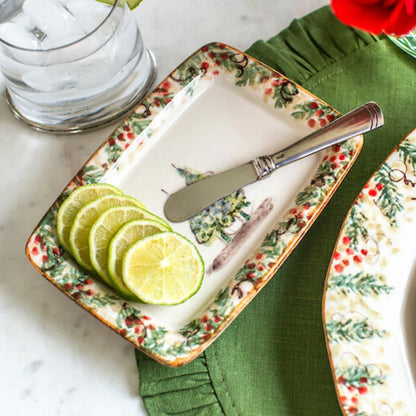 Natale - Small Rectangle Tray 7.5"