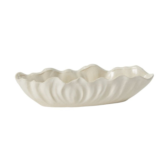Coastline Trough - Off-White - Small - 16.75" X 5.75" X 4.25"
