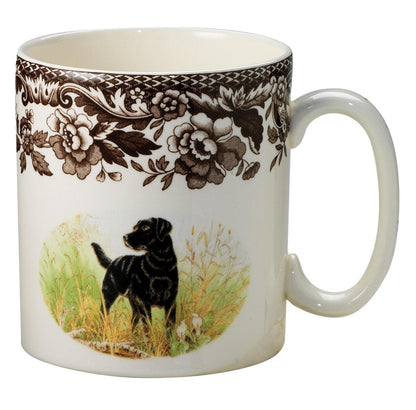 SPD Woodland - Mug 16oz - Black Labrador